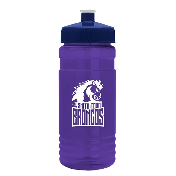 Transparent sports bottle, 2 oz. Straight-wall design with Push-Pull lid... from ASI 40480 Koozie Group
