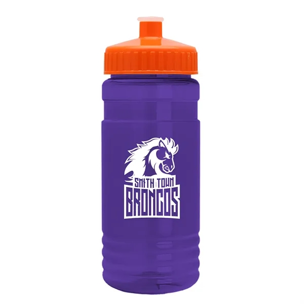 Transparent sports bottle, 2 oz. Straight-wall design with Push-Pull lid... from ASI 40480 Koozie Group