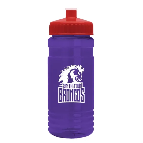 Transparent sports bottle, 2 oz. Straight-wall design with Push-Pull lid... from ASI 40480 Koozie Group