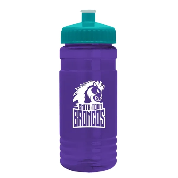 Transparent sports bottle, 2 oz. Straight-wall design with Push-Pull lid... from ASI 40480 Koozie Group