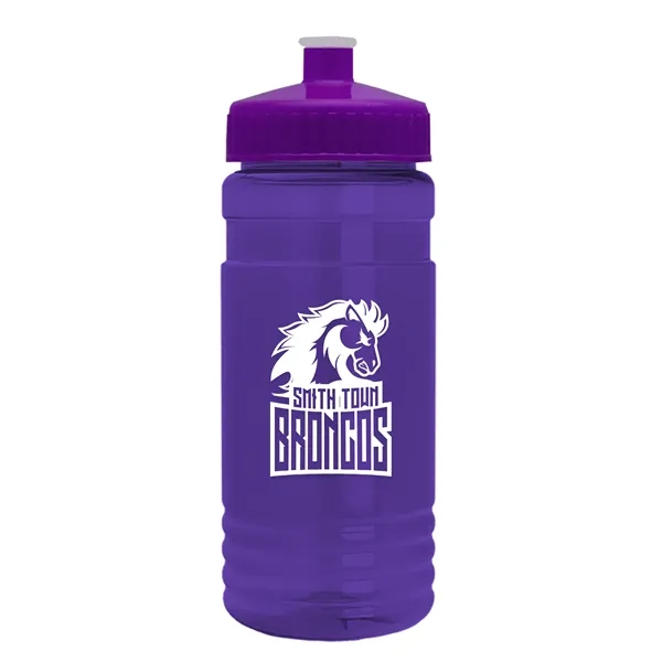 Transparent sports bottle, 2 oz. Straight-wall design with Push-Pull lid... from ASI 40480 Koozie Group