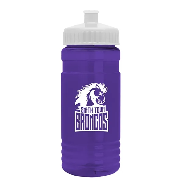 Transparent sports bottle, 2 oz. Straight-wall design with Push-Pull lid... from ASI 40480 Koozie Group