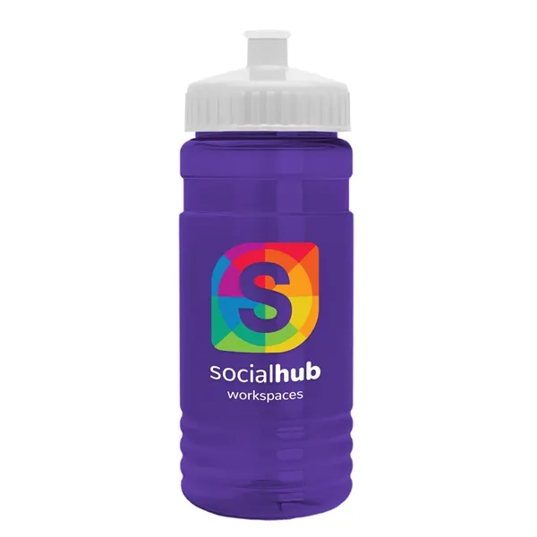 Transparent sports bottle, 2 oz. Straight-wall design with Push-Pull lid... from ASI 40480 Koozie Group