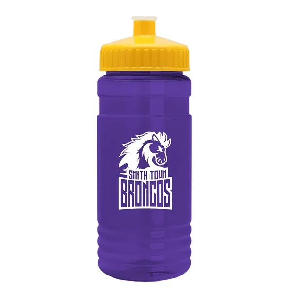 Transparent sports bottle, 2 oz. Straight-wall design with Push-Pull lid... from ASI 40480 Koozie Group