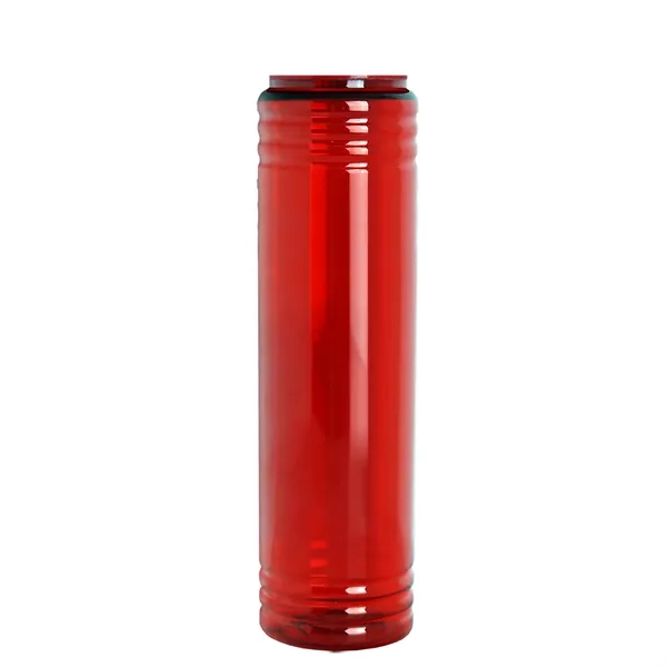 Slim Cylinder Design. 32 oz Transparent Sport Bottles with Tethered Lid.... from ASI 40480 Koozie Group
