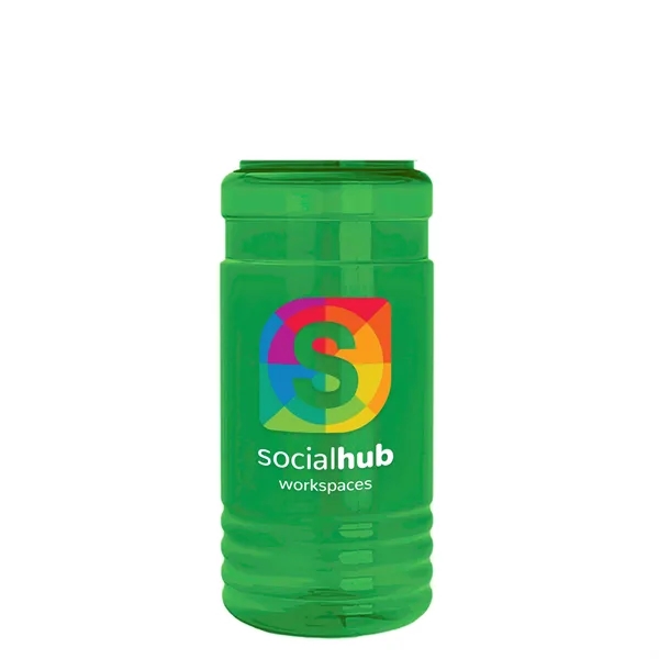 Transparent sports bottle, 2 oz. Straight-wall design with Push-Pull lid... from ASI 40480 Koozie Group