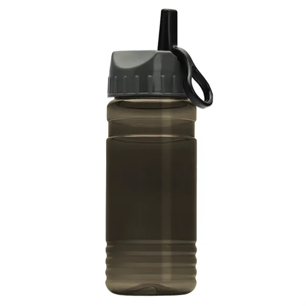 Transparent sports bottle, 20 oz. Sports Bottle - Ring Straw Lid... from ASI 40480 Koozie Group