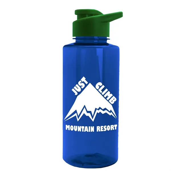 Mountaineer 36 oz. Sports Bottle with Drink-Thru Lid. Molded with food-safe,... from ASI 40480 Koozie Group