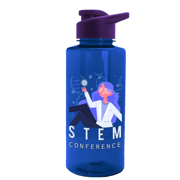 Mountaineer 36 oz. Sports Bottle with Drink-Thru Lid. Molded with food-safe,... from ASI 40480 Koozie Group