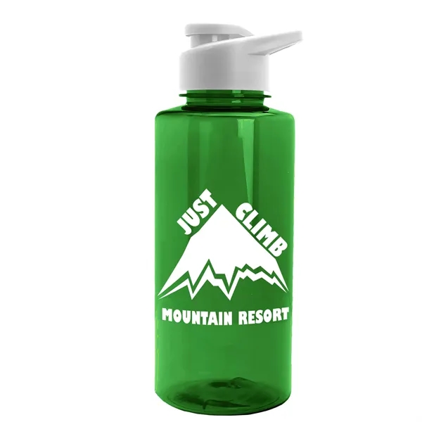 Mountaineer 36 oz. Sports Bottle with Drink-Thru Lid. Molded with food-safe,... from ASI 40480 Koozie Group