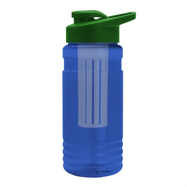 20 OZ. Transparent Bottle with Drink Thru Lid and Infuser... from ASI 40480 Koozie Group