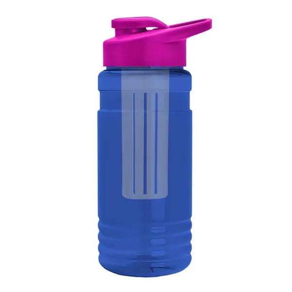 20 OZ. Transparent Bottle with Drink Thru Lid and Infuser... from ASI 40480 Koozie Group