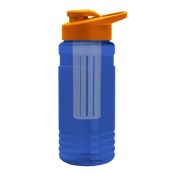 20 OZ. Transparent Bottle with Drink Thru Lid and Infuser... from ASI 40480 Koozie Group