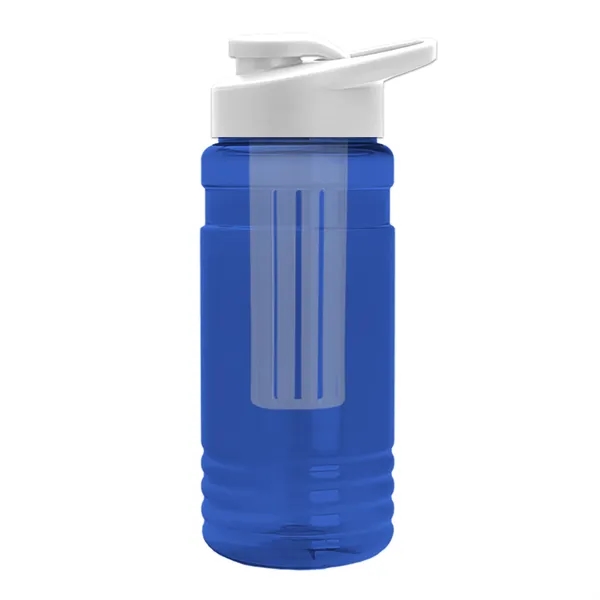 20 OZ. Transparent Bottle with Drink Thru Lid and Infuser... from ASI 40480 Koozie Group