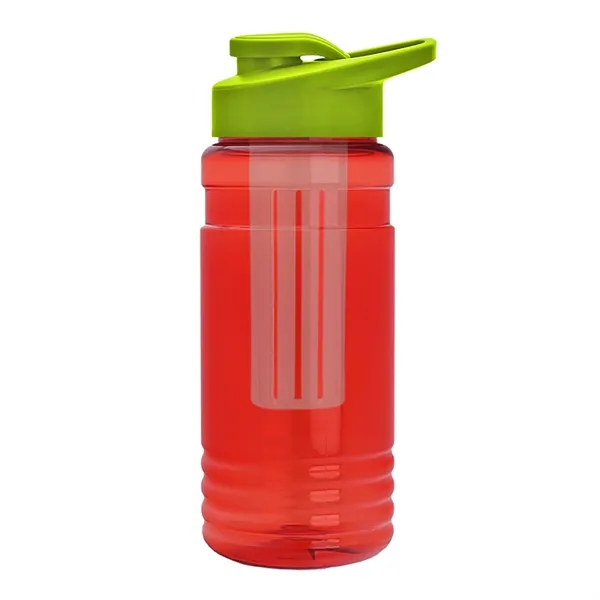 20 OZ. Transparent Bottle with Drink Thru Lid and Infuser... from ASI 40480 Koozie Group