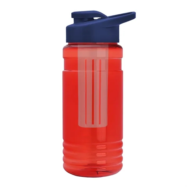20 OZ. Transparent Bottle with Drink Thru Lid and Infuser... from ASI 40480 Koozie Group