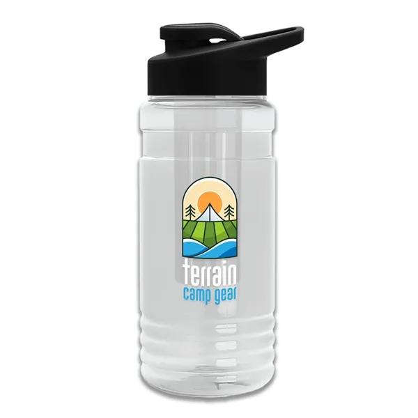 20 OZ. Transparent Bottle with Drink Thru Lid and Infuser... from ASI 40480 Koozie Group