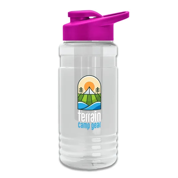 20 OZ. Transparent Bottle with Drink Thru Lid and Infuser... from ASI 40480 Koozie Group