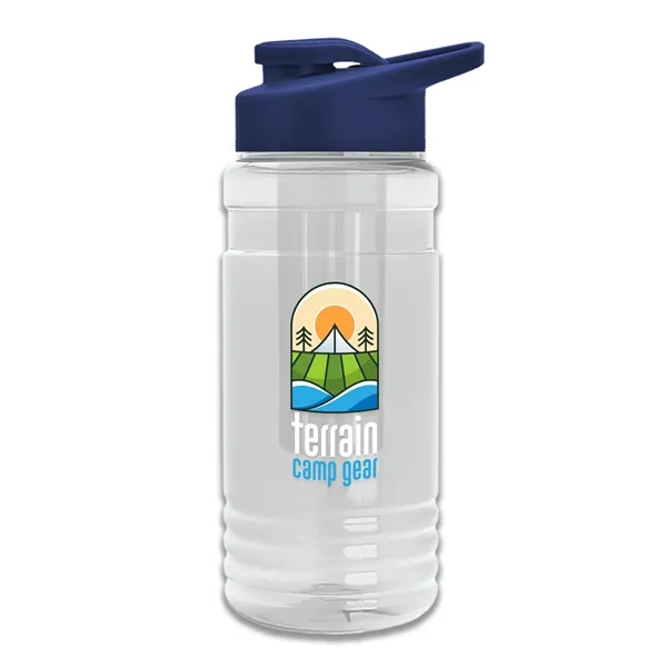 20 OZ. Transparent Bottle with Drink Thru Lid and Infuser... from ASI 40480 Koozie Group