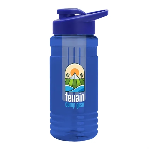 20 OZ. Transparent Bottle with Drink Thru Lid and Infuser... from ASI 40480 Koozie Group