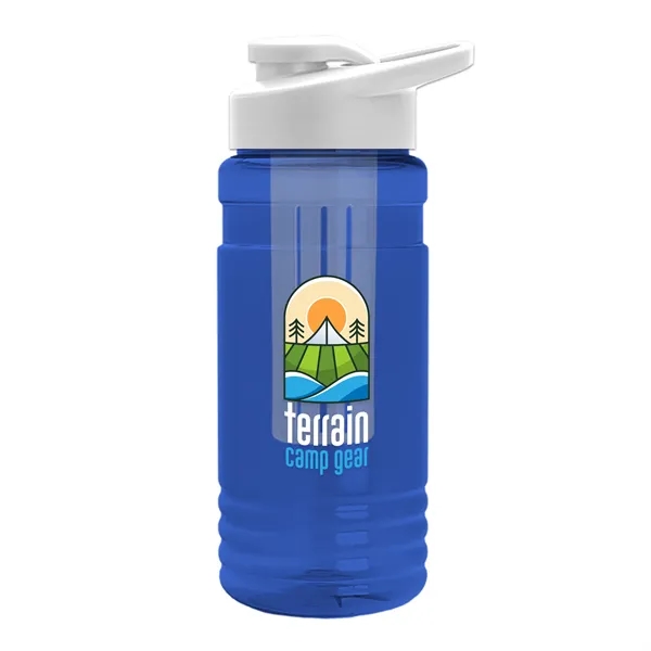 20 OZ. Transparent Bottle with Drink Thru Lid and Infuser... from ASI 40480 Koozie Group