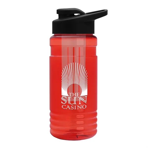 20 OZ. Transparent Bottle with Drink Thru Lid and Infuser... from ASI 40480 Koozie Group