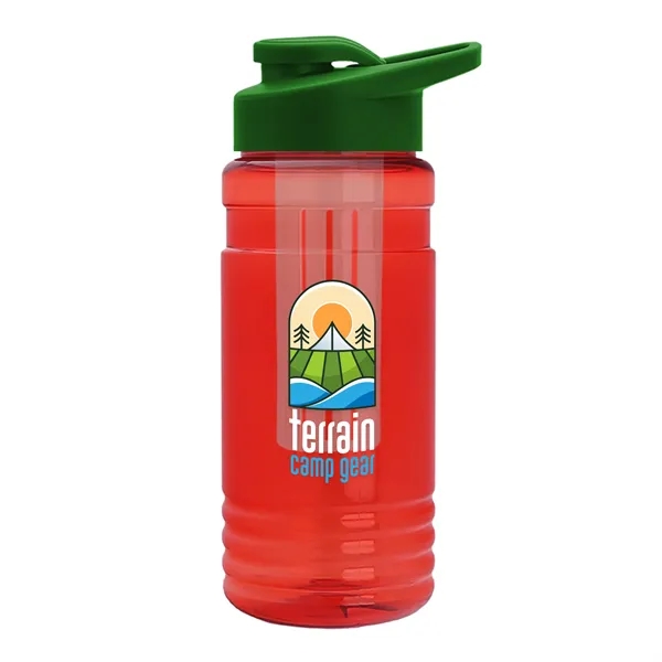 20 OZ. Transparent Bottle with Drink Thru Lid and Infuser... from ASI 40480 Koozie Group