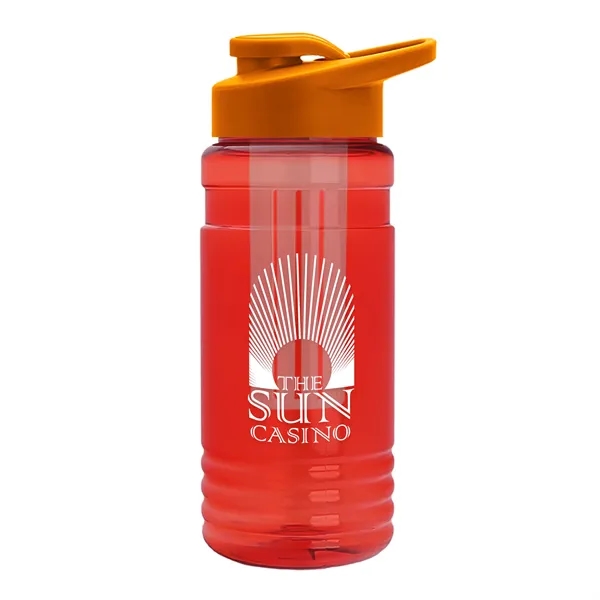 20 OZ. Transparent Bottle with Drink Thru Lid and Infuser... from ASI 40480 Koozie Group