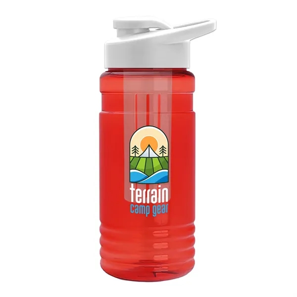 20 OZ. Transparent Bottle with Drink Thru Lid and Infuser... from ASI 40480 Koozie Group