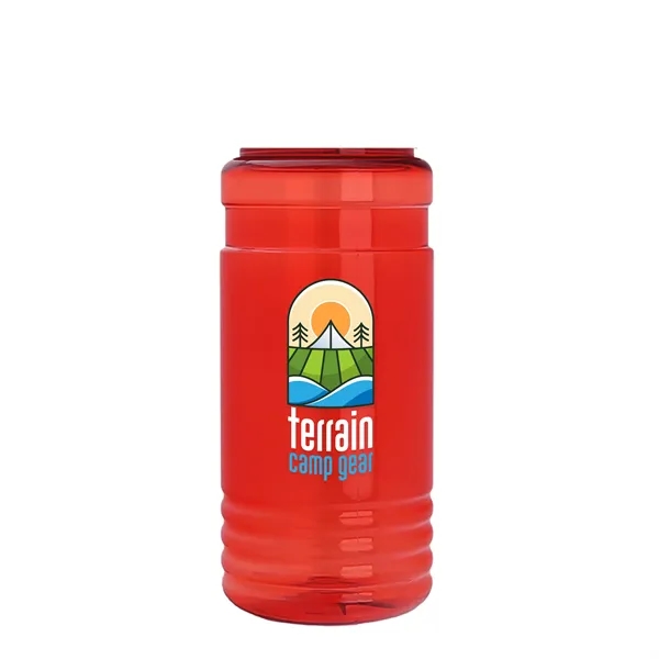 20 OZ. Transparent Bottle with Drink Thru Lid and Infuser... from ASI 40480 Koozie Group