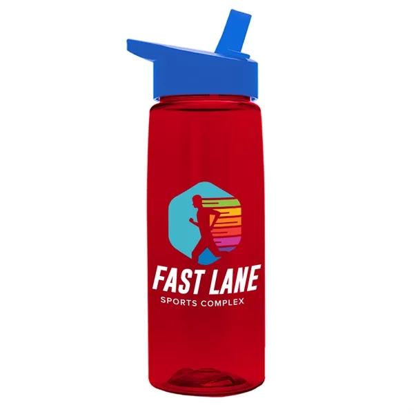 26 oz Flair Bottle with Flip Straw Lid. Wide-mouth for easy... from ASI 40480 Koozie Group
