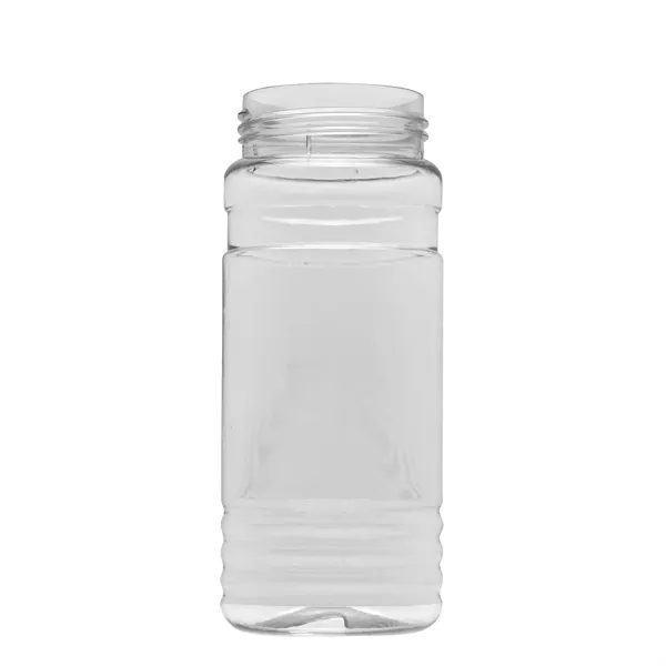 Transparent sports bottle, 20 oz. Straight-wall design with Flip Top Lid... from ASI 40480 Koozie Group
