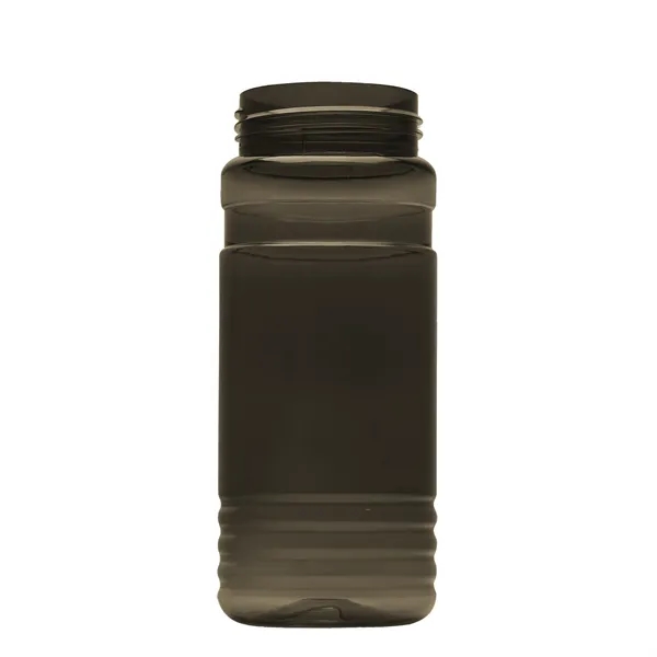 Transparent sports bottle, 20 oz. Straight-wall design with Flip Top Lid... from ASI 40480 Koozie Group