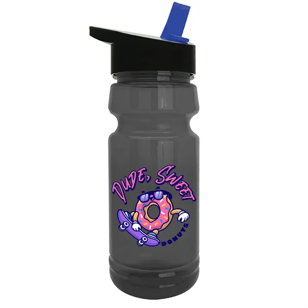 The Trainer - 24 oz. UpCycle rPET Bottle with Flip Straw... from ASI 40480 Koozie Group