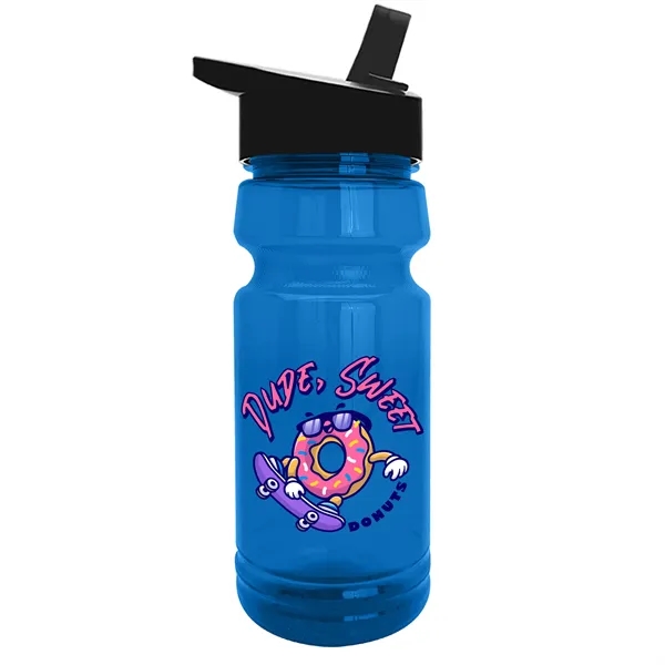 The Trainer - 24 oz. UpCycle rPET Bottle with Flip Straw... from ASI 40480 Koozie Group