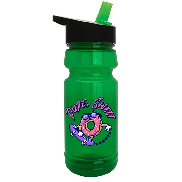 The Trainer - 24 oz. UpCycle rPET Bottle with Flip Straw... from ASI 40480 Koozie Group
