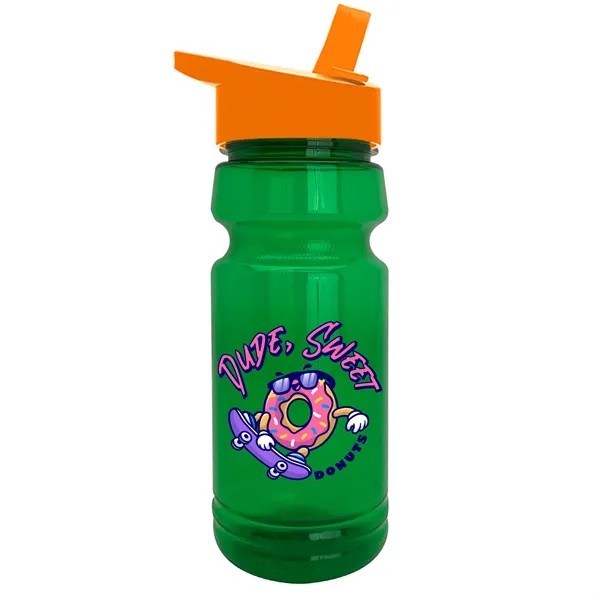 The Trainer - 24 oz. UpCycle rPET Bottle with Flip Straw... from ASI 40480 Koozie Group