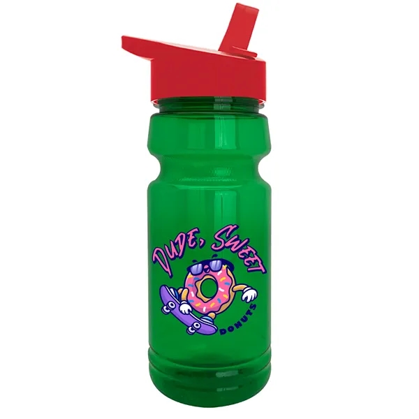 The Trainer - 24 oz. UpCycle rPET Bottle with Flip Straw... from ASI 40480 Koozie Group