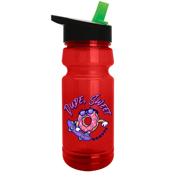 The Trainer - 24 oz. UpCycle rPET Bottle with Flip Straw... from ASI 40480 Koozie Group