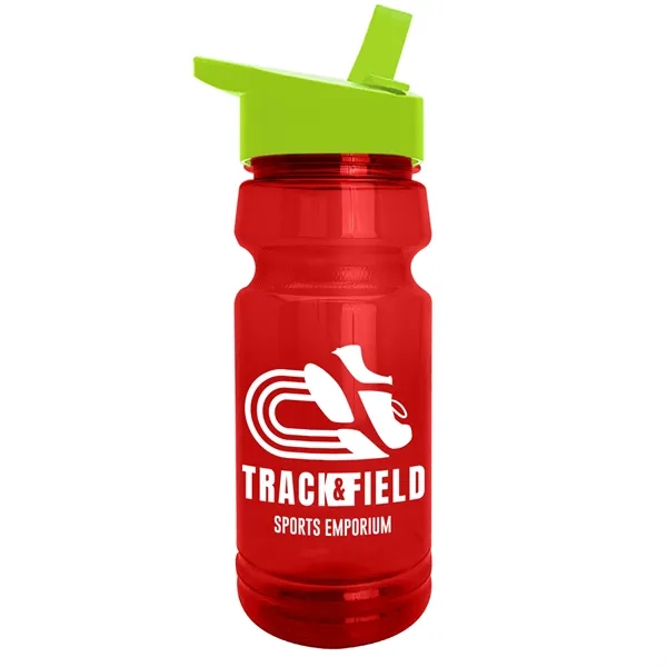 The Trainer - 24 oz. UpCycle rPET Bottle with Flip Straw... from ASI 40480 Koozie Group