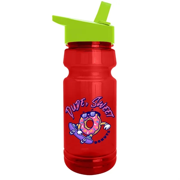The Trainer - 24 oz. UpCycle rPET Bottle with Flip Straw... from ASI 40480 Koozie Group