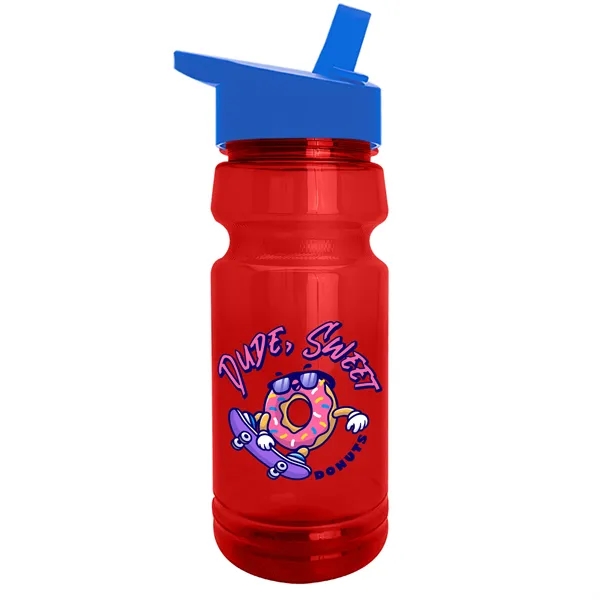 The Trainer - 24 oz. UpCycle rPET Bottle with Flip Straw... from ASI 40480 Koozie Group