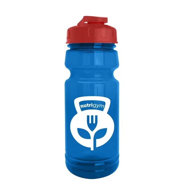 The Trainer - 24 oz. UpCycle rPET Bottle with USA Flip... from ASI 40480 Koozie Group
