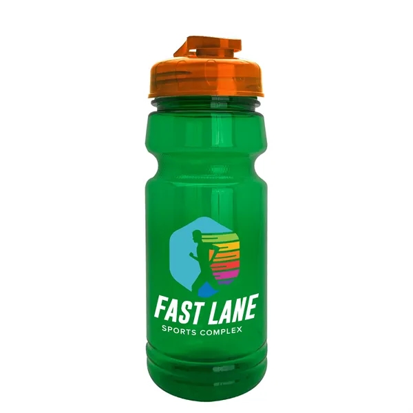 The Trainer - 24 oz. UpCycle rPET Bottle with USA Flip... from ASI 40480 Koozie Group