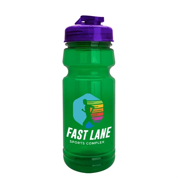 The Trainer - 24 oz. UpCycle rPET Bottle with USA Flip... from ASI 40480 Koozie Group