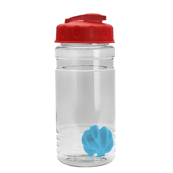 20 oz / 600ml Transparent Shaker Bottle with Mixing Ball and... from ASI 40480 Koozie Group