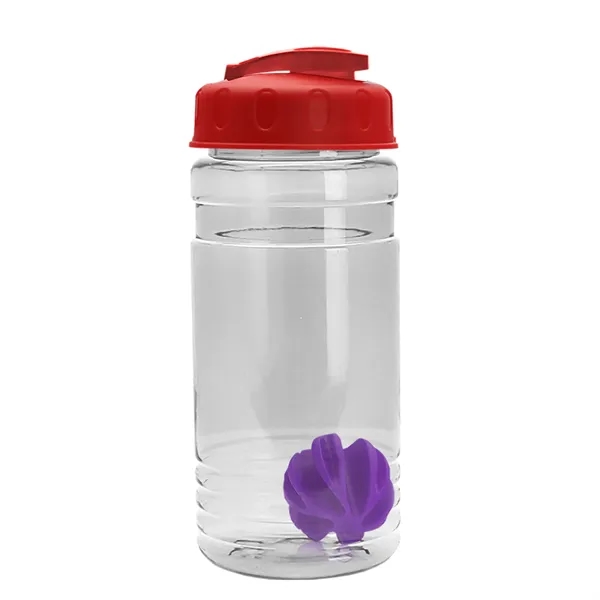 20 oz / 600ml Transparent Shaker Bottle with Mixing Ball and... from ASI 40480 Koozie Group