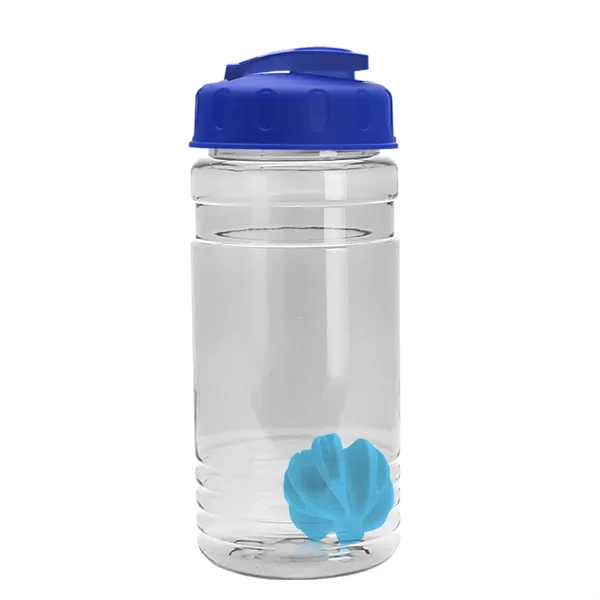 20 oz / 600ml Transparent Shaker Bottle with Mixing Ball and... from ASI 40480 Koozie Group