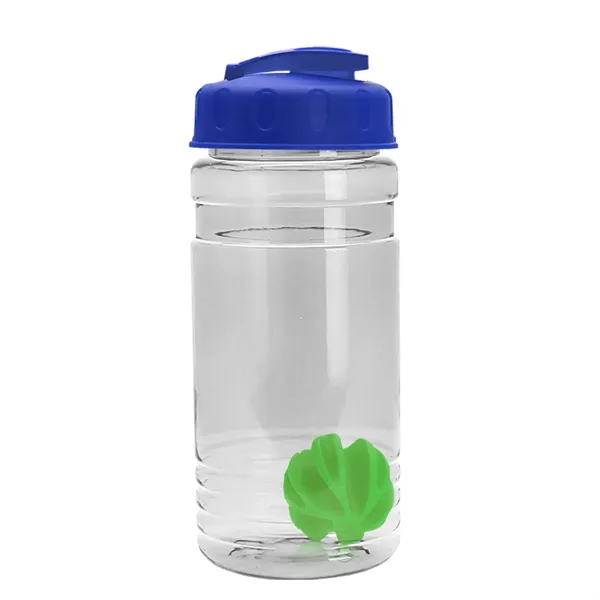 20 oz / 600ml Transparent Shaker Bottle with Mixing Ball and... from ASI 40480 Koozie Group