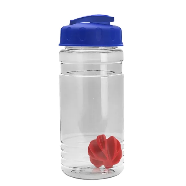 20 oz / 600ml Transparent Shaker Bottle with Mixing Ball and... from ASI 40480 Koozie Group